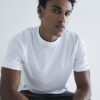 Vit T-shirt med normal passform, 3-pack
