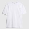 Vit T-shirt med normal passform Vit T-shirt med normal passform