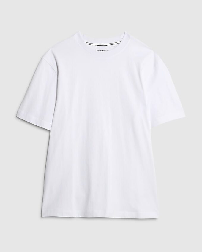 Vit T-shirt med normal passform Vit T-shirt med normal passform