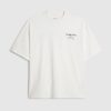 Vit T-shirt med oversized passform från Palais Dept