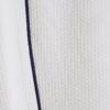 Vita slim fit-shorts med texturerade kanter