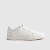 Vita sneakers med cup-sula
